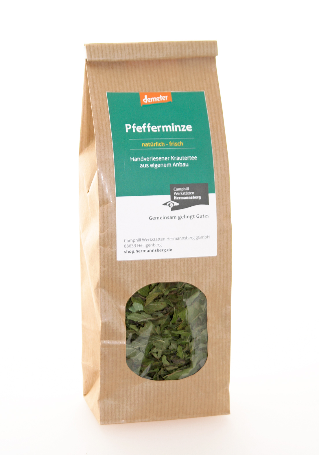 Tüte Demeter Pfefferminztee