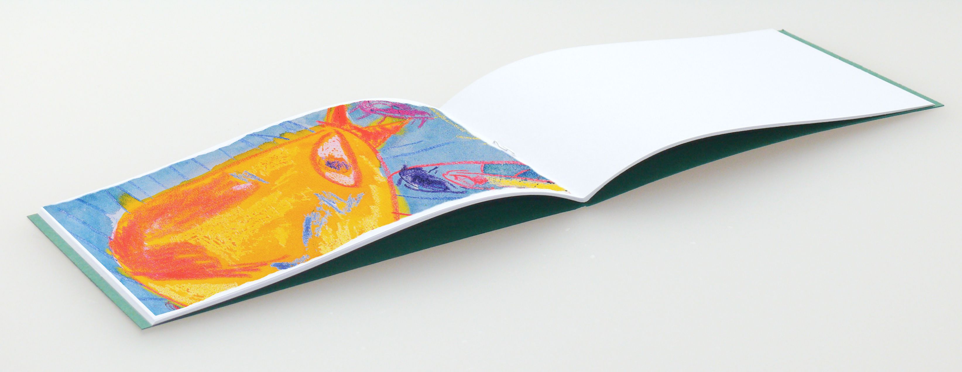 Gestaltungsbeispiel Regenbogenheftchen