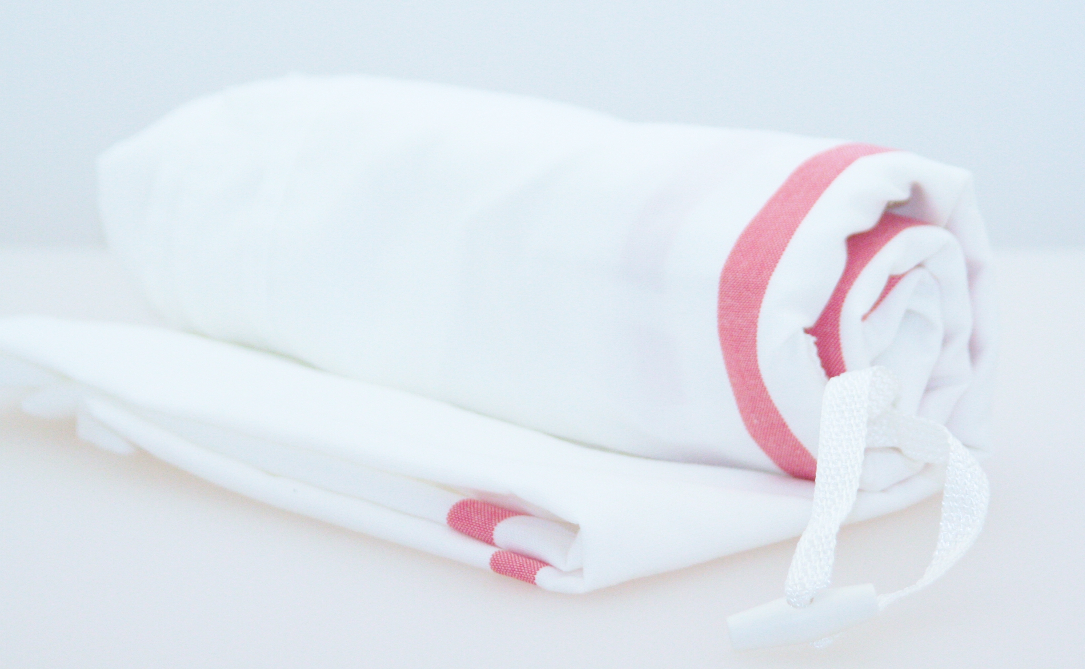 Ein weißer Wäschesack