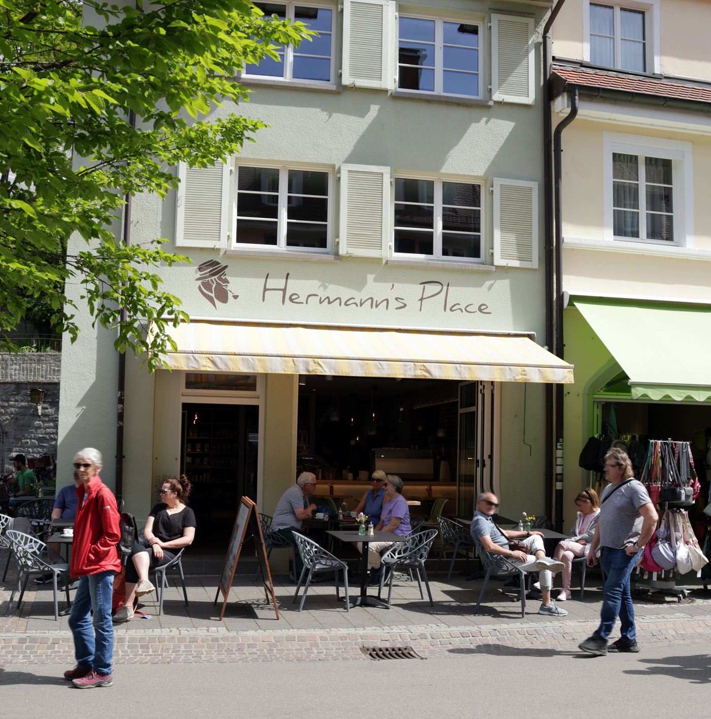 Abschied von unserem Café Hermann's Place in Meersburg