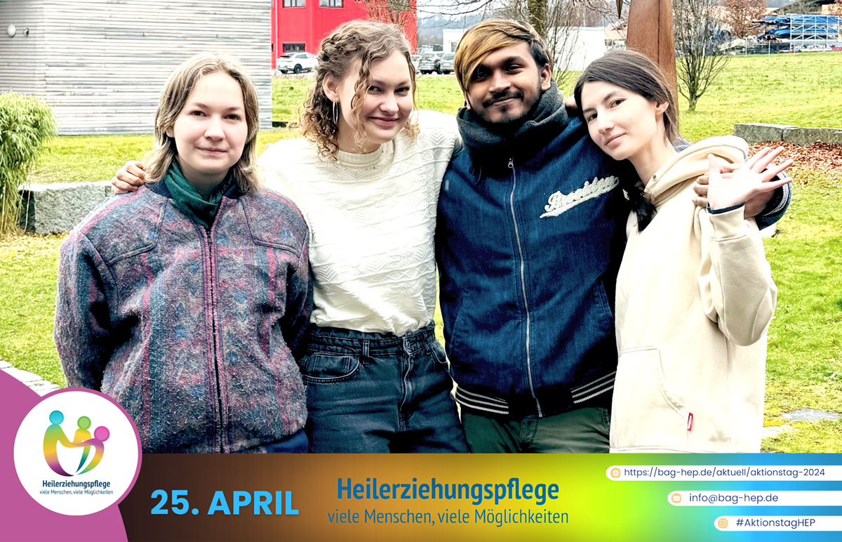 Aktionstag Heilerziehungspflege - Viele Menschen, viele Möglichkeiten Gruppenbild mit Seminaristen