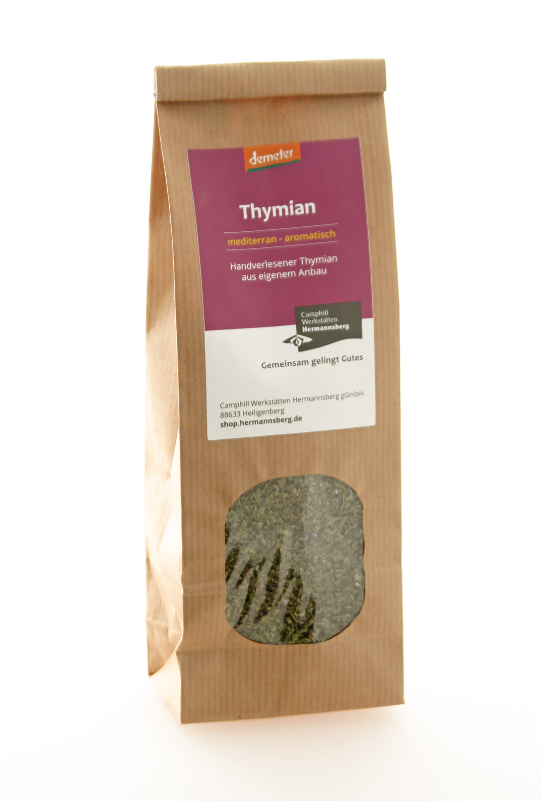Tüte Demeter Thymian 