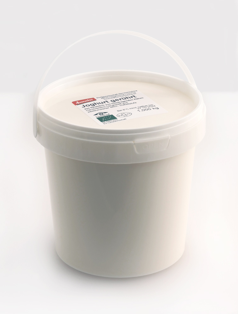 Demeter Naturjoghurt im Eimer ein Kilogramm