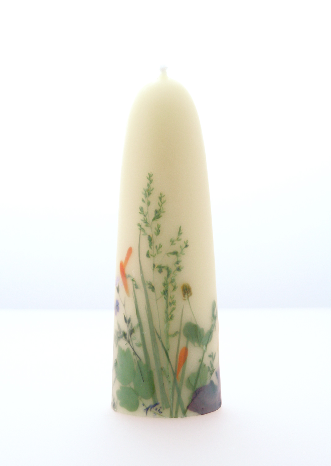 Beispiel weiße Blütenkerze Sommerwiese