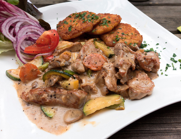 Geschnetzeltes aus der Kuh Plus Kalb Aufzucht vom Lichthof